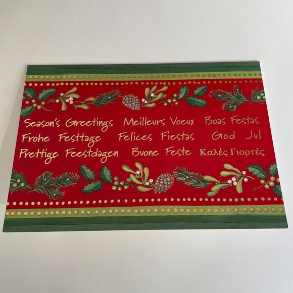 UNICEF Lot of Assorted Holiday Greeting Cards 11 Cards + 12 Env 8” x 5.5” NEW - Picture 8 of 16